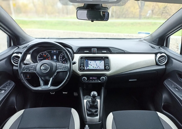 Nissan Micra cena 42499 przebieg: 62150, rok produkcji 2017 z Sieradz małe 106